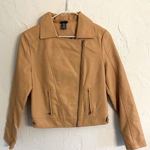Large leatherette jacket